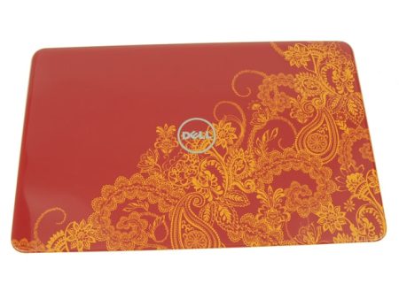 New Paisley in Red Dell OEM Inspiron N7110 17.3  Switchable Lid LCD Back Cover Insert JND97 Online Hot Sale