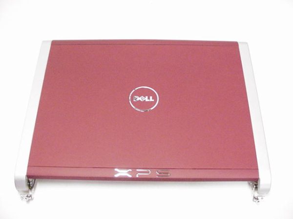 Refurbished RED Dell OEM XPS M1330 13.3  LCD Back Top Cover Lid Plastic Assembly w Hinges For CCFL Display Online now