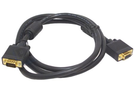 New  6-Foot Male to Female VGA  Extension Video Cable Male to Female Connectors For Discount