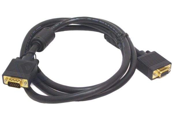 New  6-Foot Male to Female VGA  Extension Video Cable Male to Female Connectors For Discount