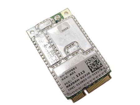 Used Dell OEM Wireless 5500 PCI Mini-PCI Express Broadband Cingular AT&T WWAN Card DF062 For Sale