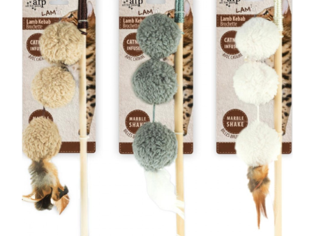 AFP Lambswool Lamb Kebab Catnip Wand on Sale