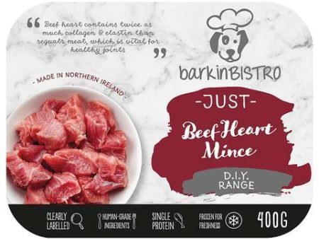 Barkin Bistro Beef Heart Mince 400g Cheap