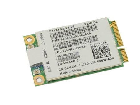 New Dell OEM Wireless 5620 DW5620 Mini-PCI Express EVDO-HSPA Mobile Broadband WWAN Card GV33N on Sale