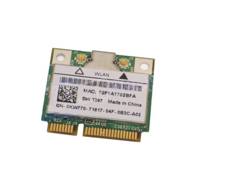 Refurbished Dell OEM True Mobile 1397 802.11 b g Wireless WiFi Card Half-Height Mini-PCI Express Card KW770 Hot on Sale