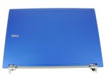 New BLUE Dell OEM Latitude E6510 15.6  LCD Back Cover Lid Assembly  Hinges 9K6RM Hot on Sale