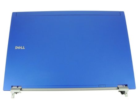 New BLUE Dell OEM Latitude E6510 15.6  LCD Back Cover Lid Assembly  Hinges 9K6RM Hot on Sale