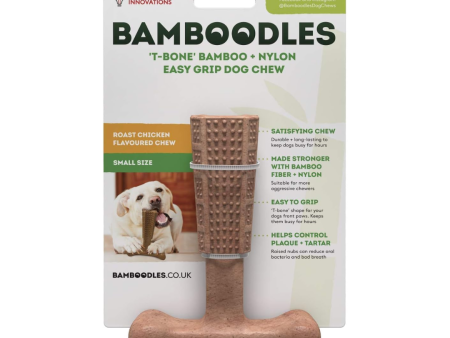 Bamboodles T-Bone Dog Chew - Roast Chicken Online Hot Sale