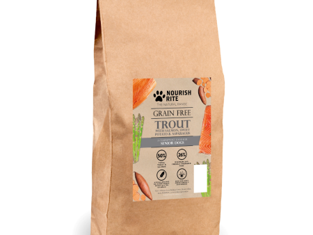 Nourish Rite Grain Free Light   Senior Dog Food - Trout Online Hot Sale