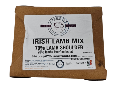 Approved Raw Irish Lamb & Veg Online now