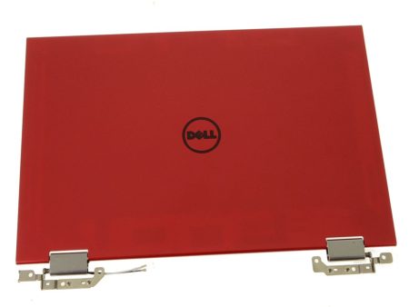 New Red Dell OEM Inspiron 3147 3148 11.6  LCD Back Cover Lid Assembly  Hinges PV73D Online Hot Sale