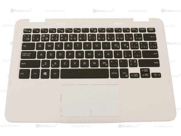 New French-English Dell OEM Inspiron 3185 2-in-1 Laptop Palmrest Touchpad Keyboard Assembly 6NCX7 F5JCC Online