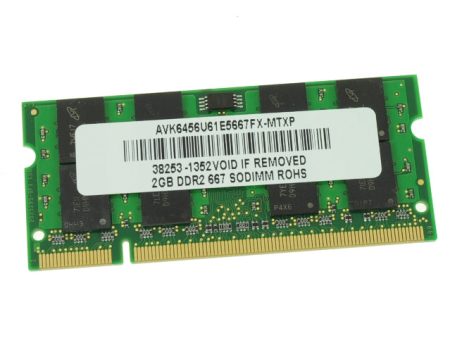 Used Dell OEM Latitude Inspiron DDR2 2GB 667Mhz PC5300 Sodimm Laptop RAM Memory Stick PULL For Discount