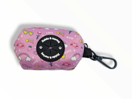 Zelda and Harley Pink Pawer Poop Bag Holder Fashion