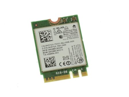 Used Intel Wireless-AC 7265 Dual Band WLAN WiFi 802.11 ac a b g n  Bluetooth 4.0 M.2 Card K57GX Hot on Sale