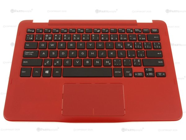 New French English Dell OEM Inspiron 3185 2-in-1 Palmrest Touchpad Keyboard Assembly 4GNV1 Hot on Sale